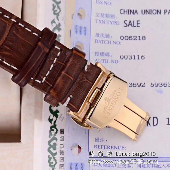 LONGINES浪琴 全自動機械 精品男士腕表 WSS0028
